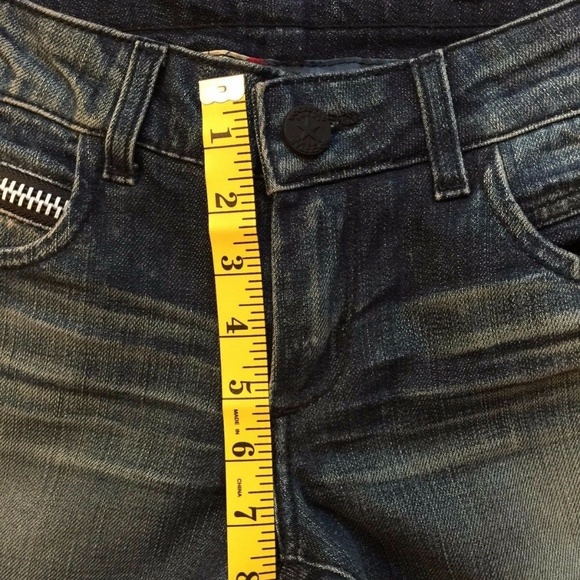 ROCKSTAR Jeans Size 27 Moto Punk - Picture 4 of 8